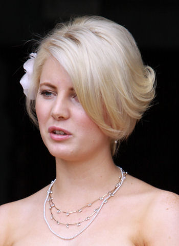 &copy; Bridesmaids Wedding Hair Style - Jess